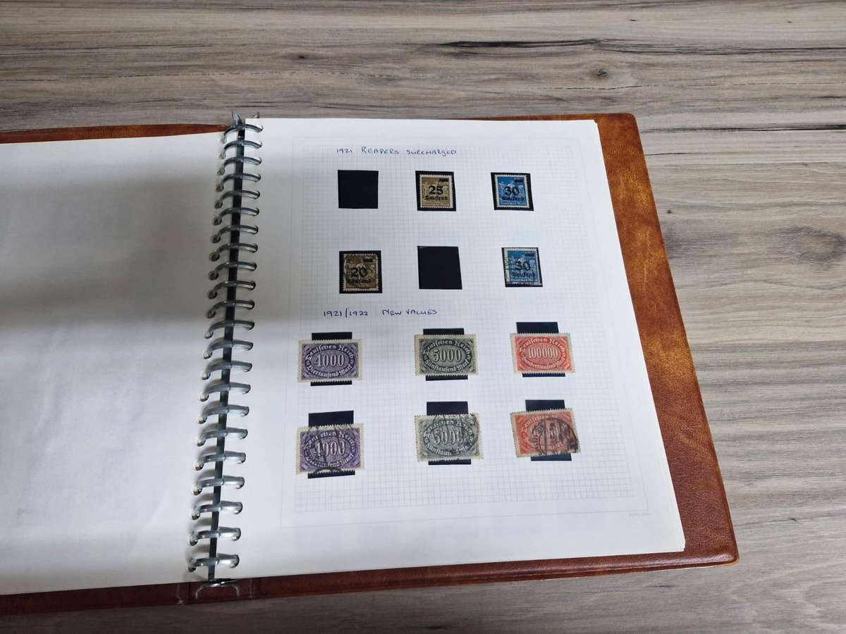 German Stamp in Album