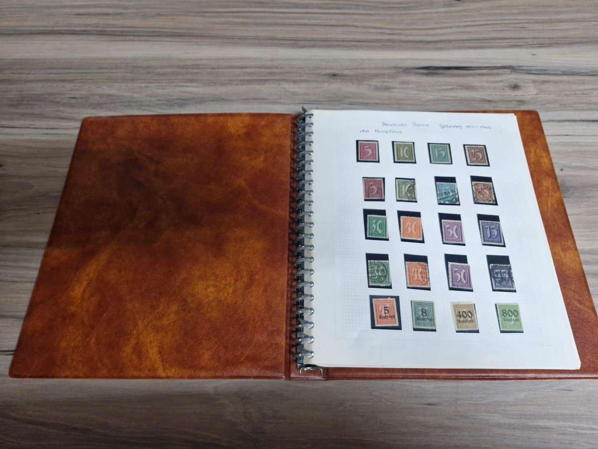 German Stamp in Album