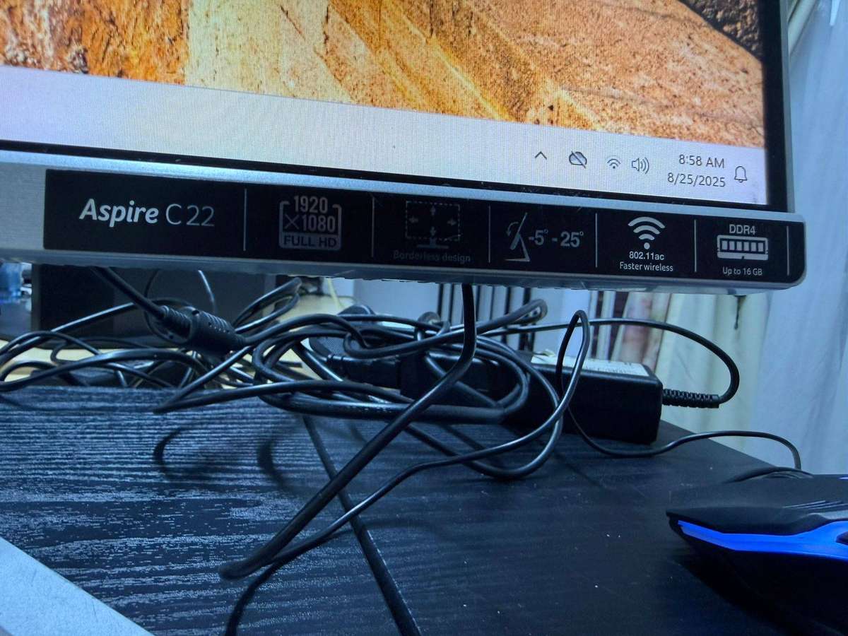  Auction Listing  Acer Aspire C22-865 All-in-One PC