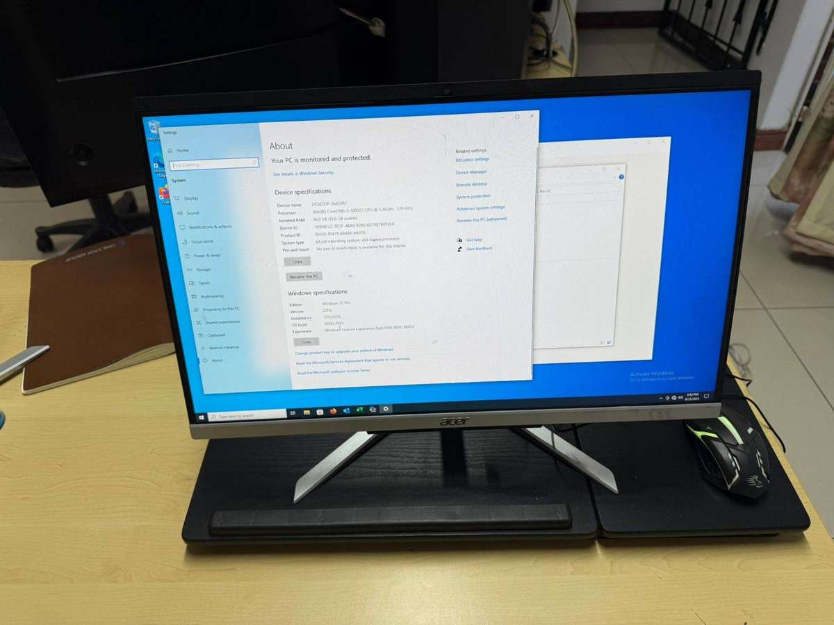  Auction Listing  Acer Aspire C22-865 All-in-One PC