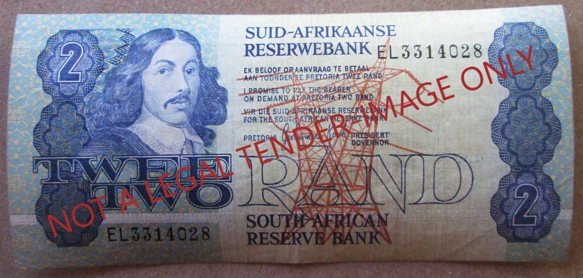 Two Rand South Africa Serial Nr EL3314028
