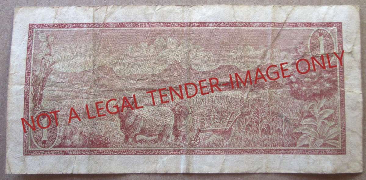 One Rand South Africa Serial Nr B614 944614