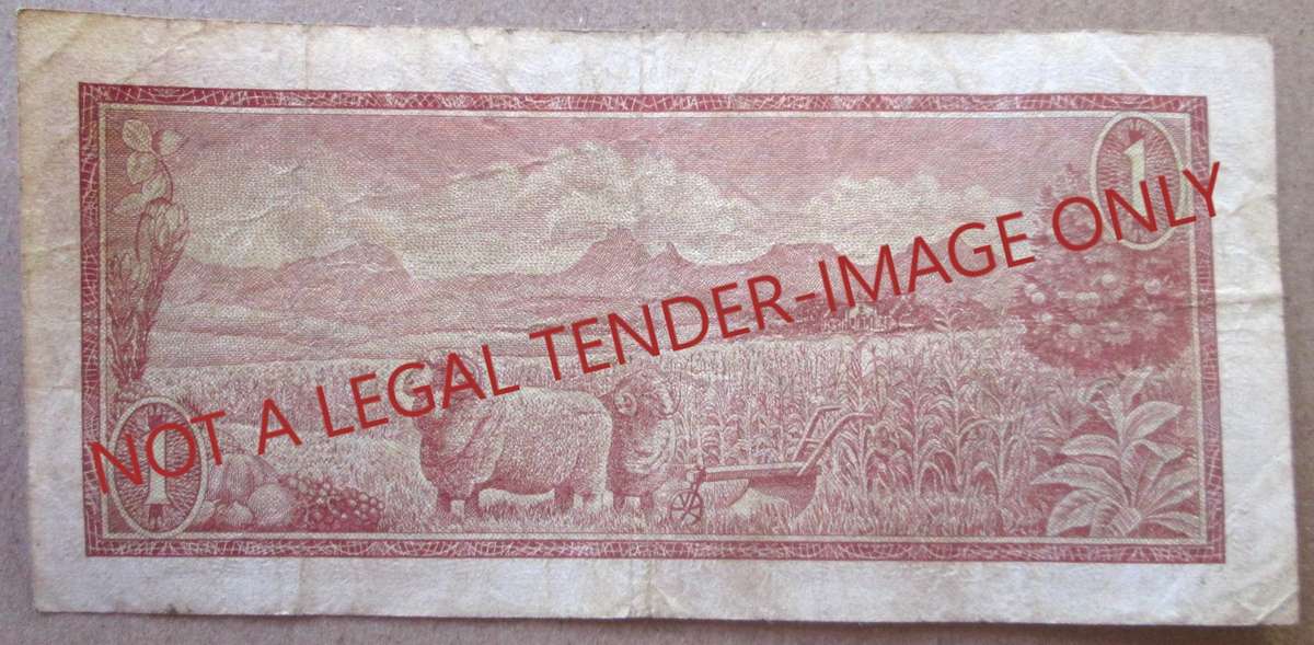 One Rand South Africa Serial Nr B465 972938