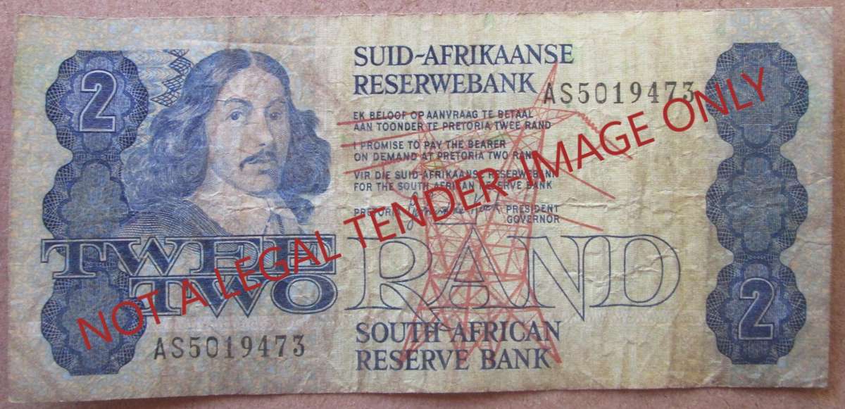 Two Rand South Africa Serial Nr AS5019473