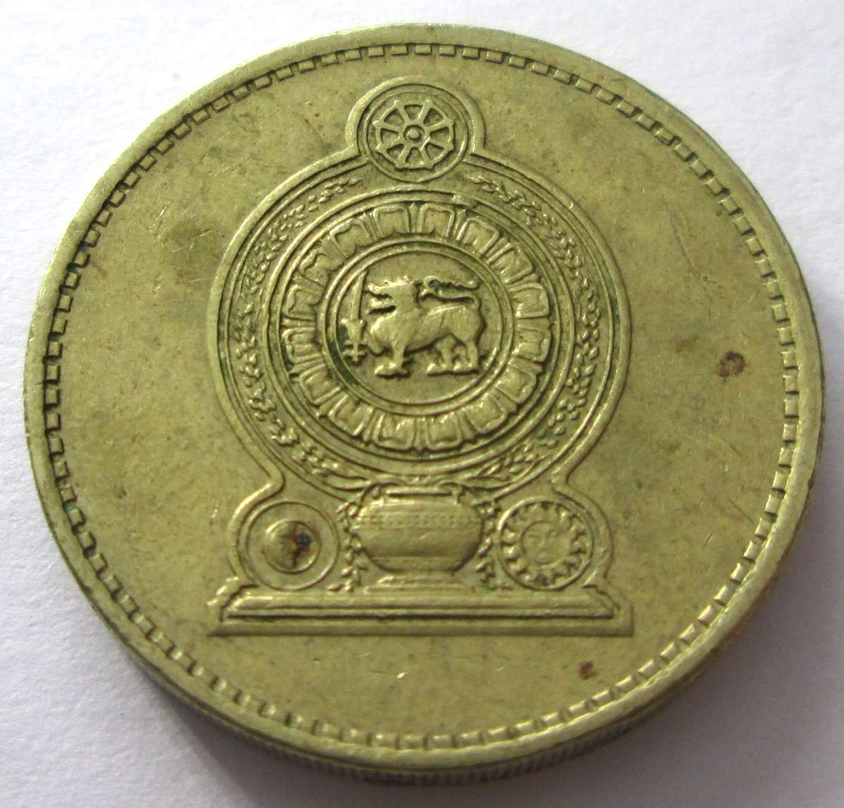 2002 Sri Lanka 5 Rupees