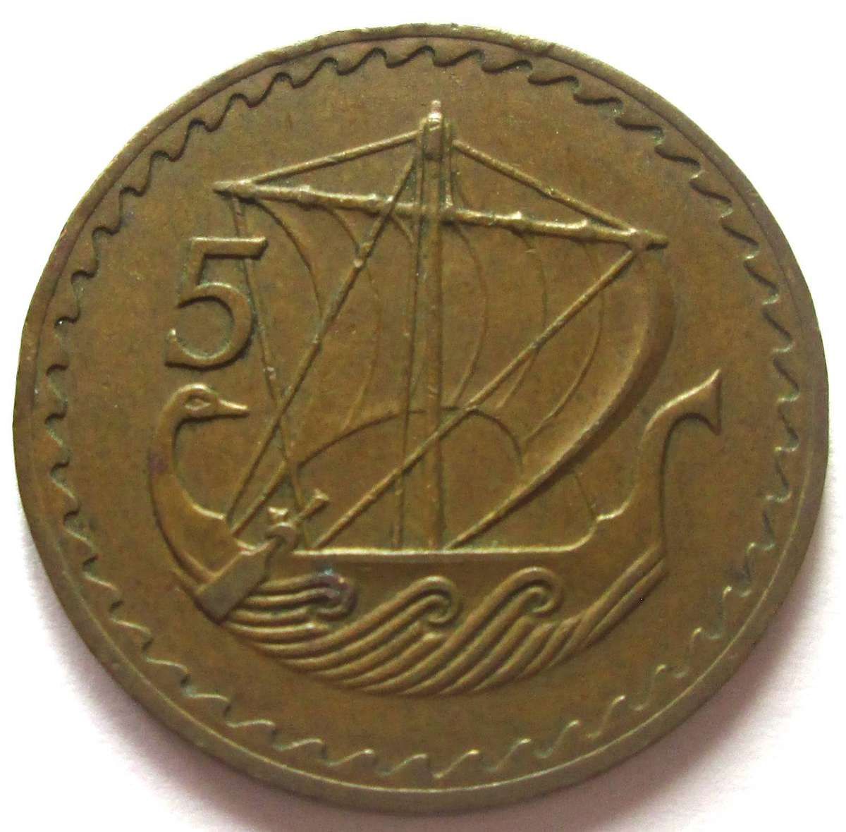 1963 Cyprus 5 Mils