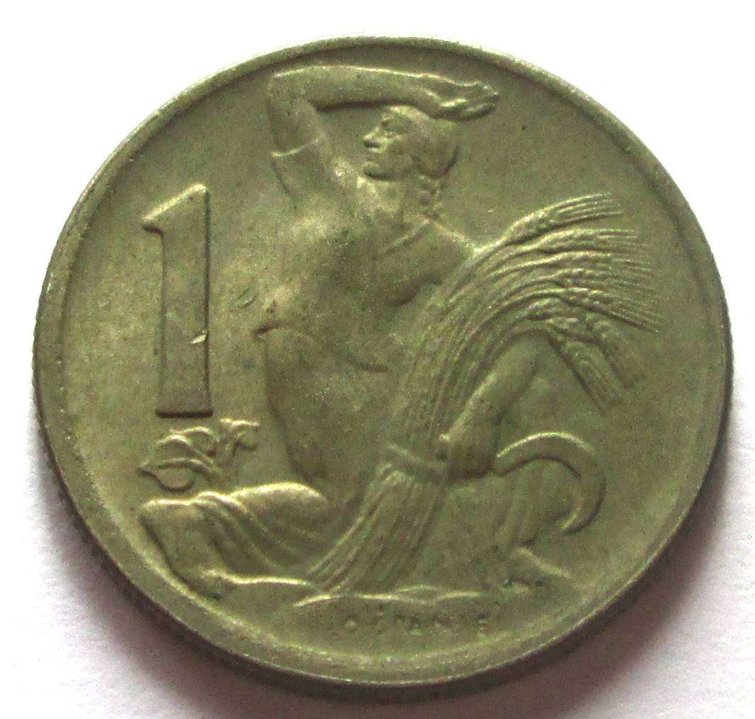 1946 Czechoslovakia 1 Koruna