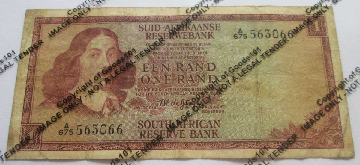 One Rand South Africa Serial Nr A675 563066