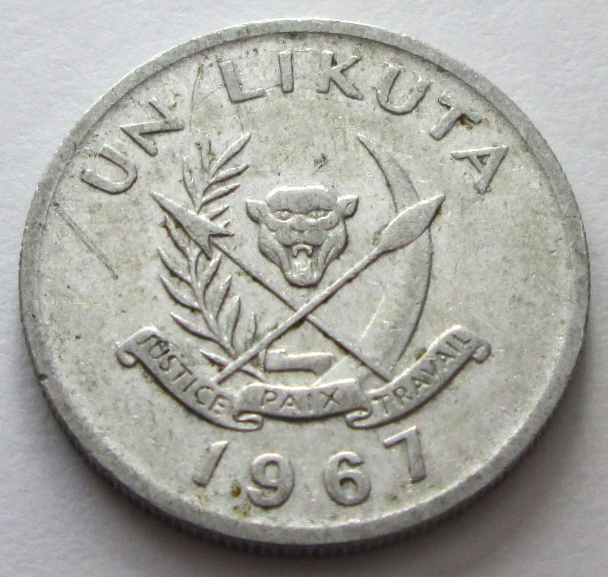 1967 Congo 1 Likuta