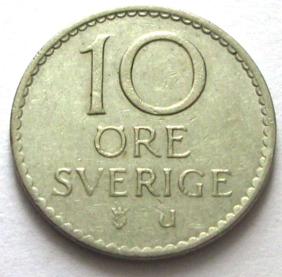 1964 Sweden 10 Ore