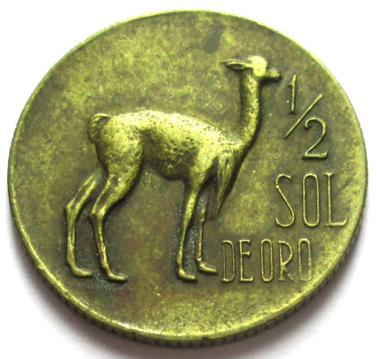 1967 Peru Half Sol de Oro