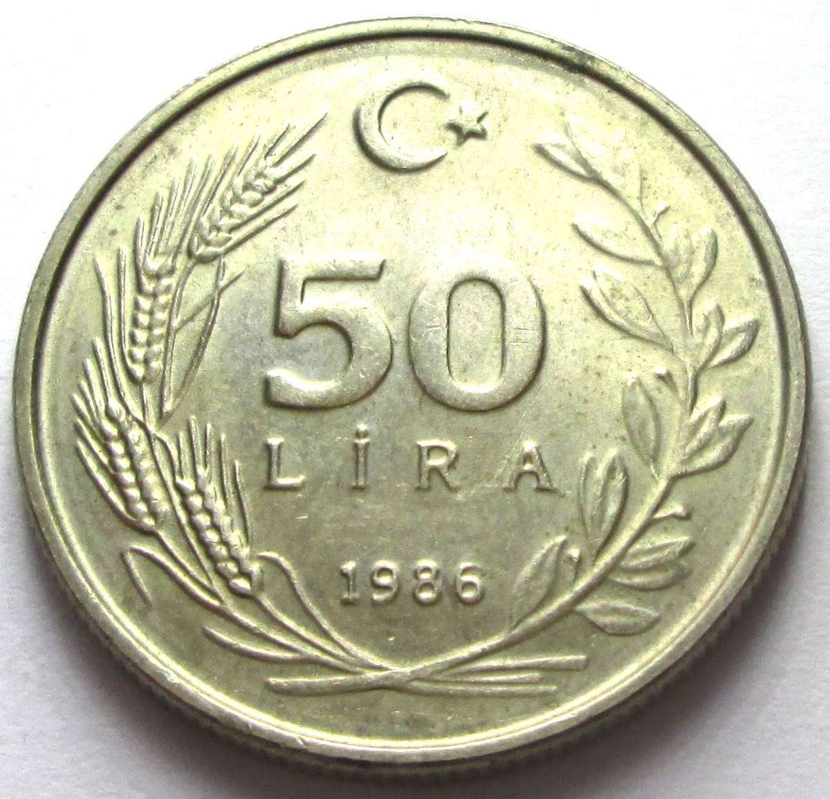 1986 Turkey 50 Lira