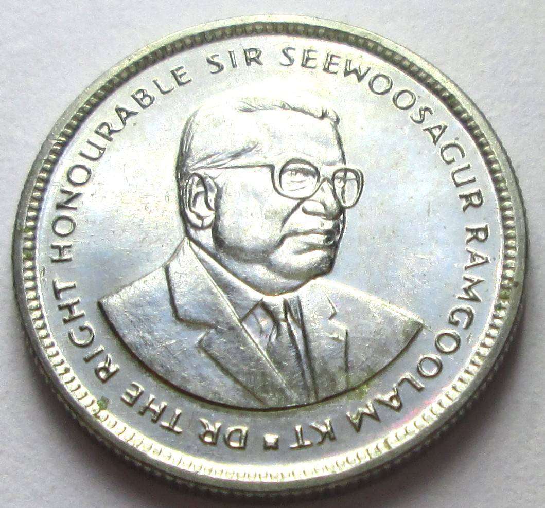 1987 Mauritius 20 Cents
