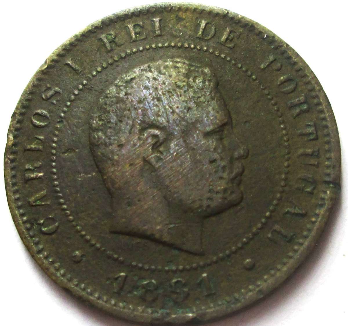 1891 Portugal 10 Reis