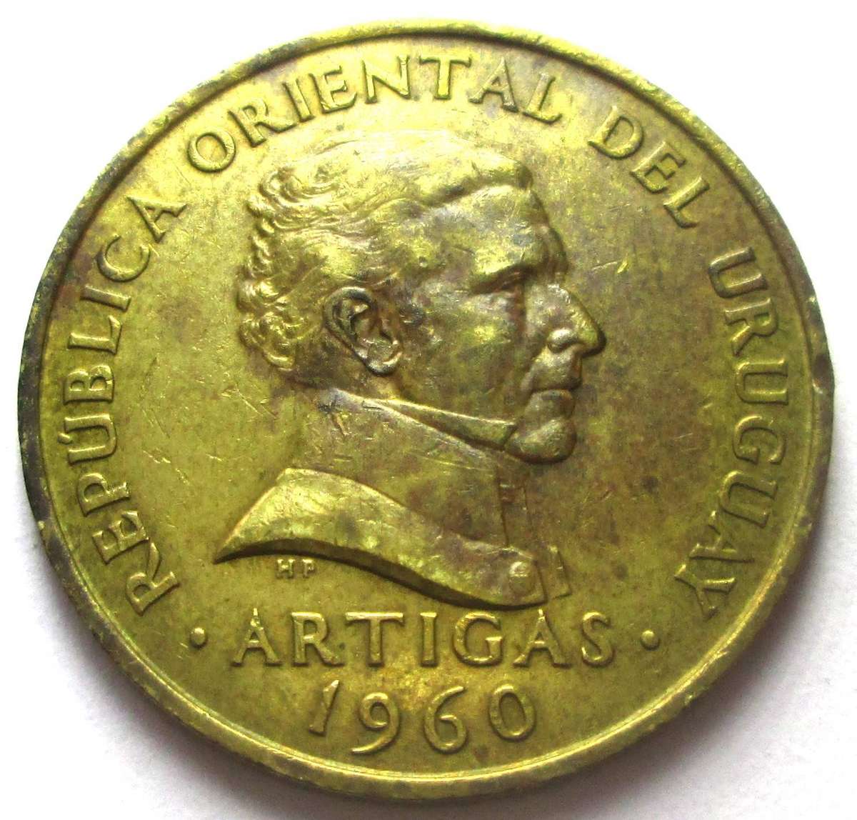 1960 Uruguay 10 Centesimos