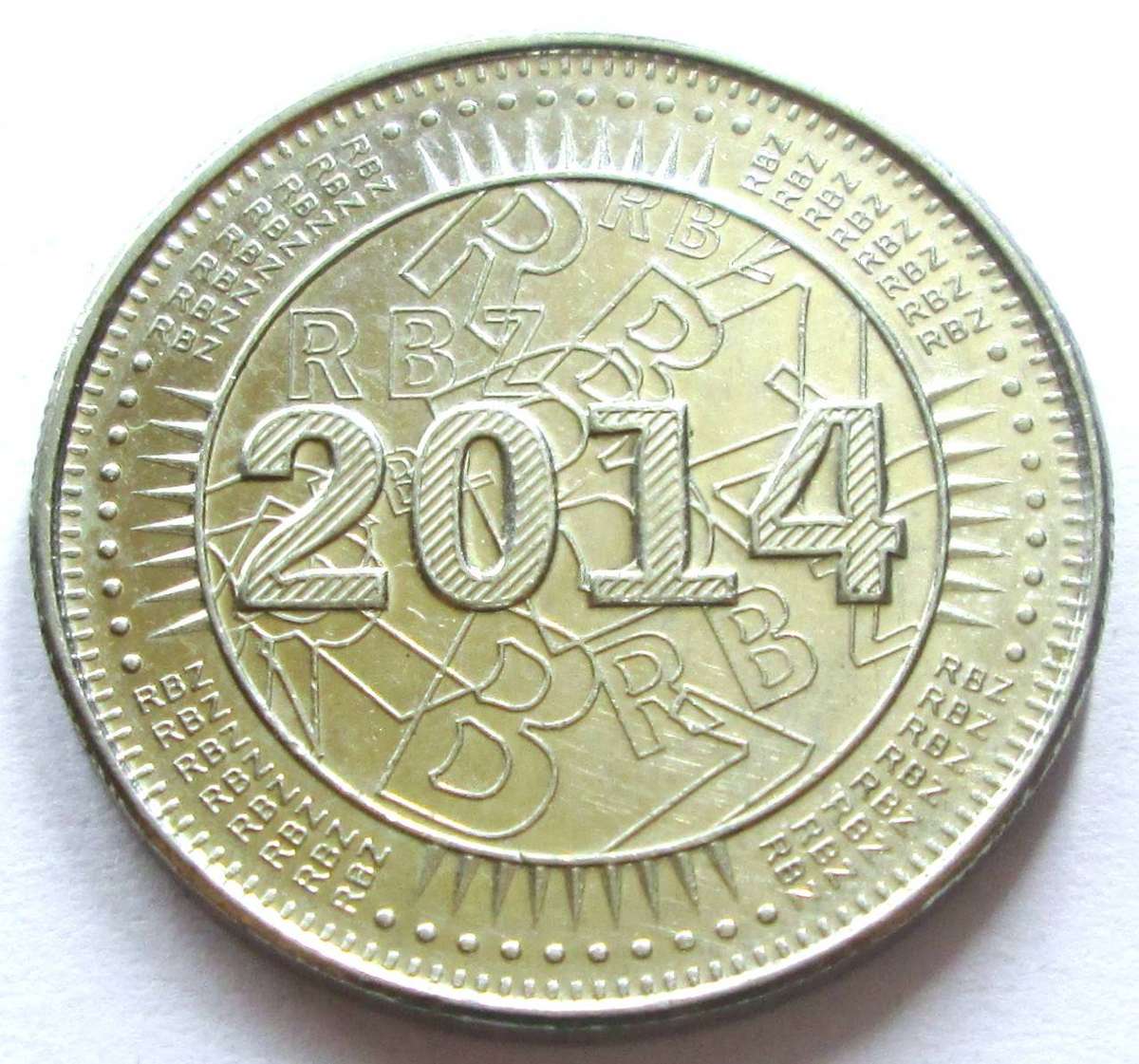 2014 Zimbabwe Bond Coin 50 Cents