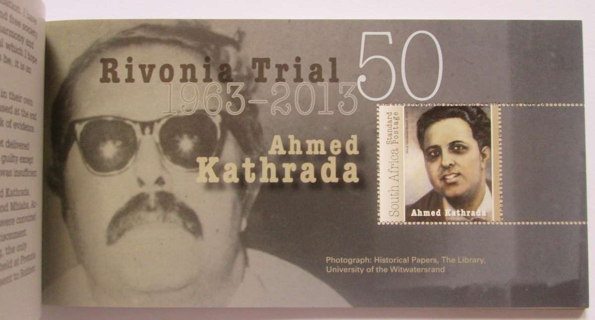 Rivonia Trial 1963 to 2013 Booklet with 12 Miniature Stamps Sheets