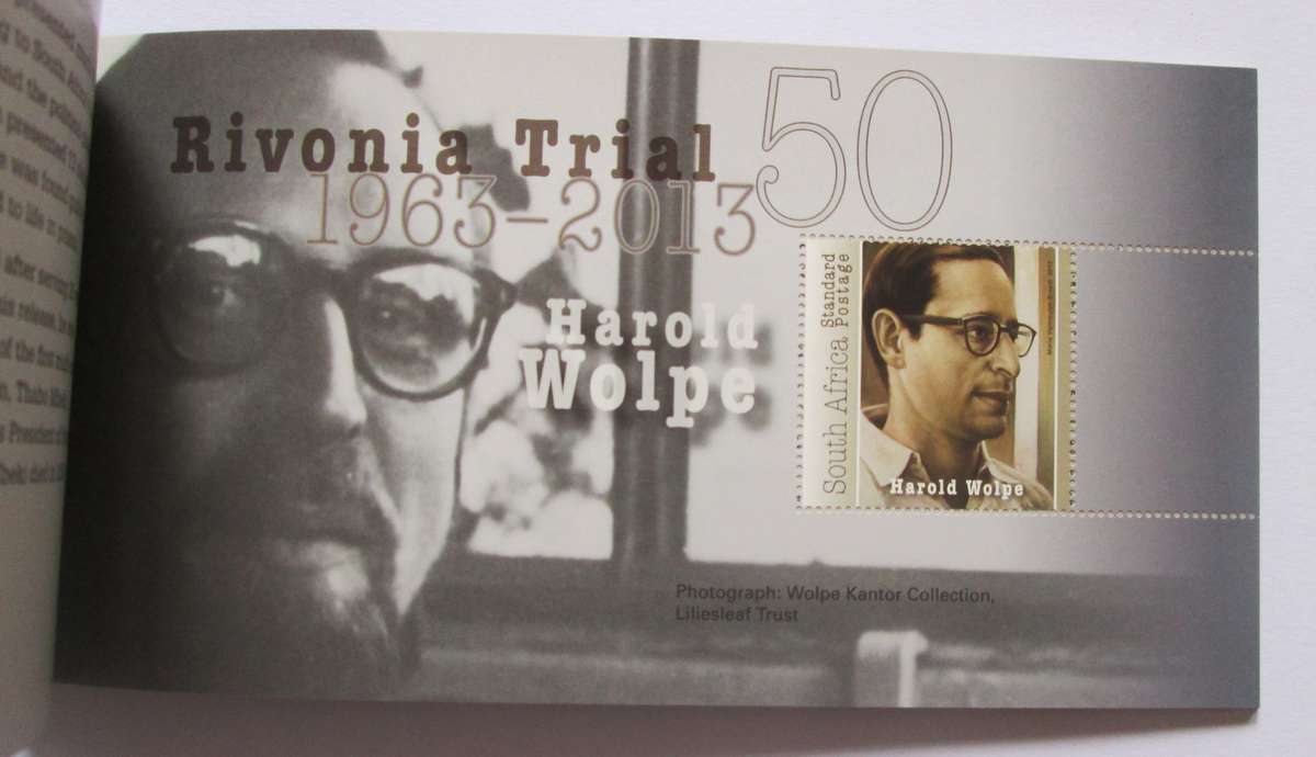 Rivonia Trial 1963 to 2013 Booklet with 12 Miniature Stamps Sheets