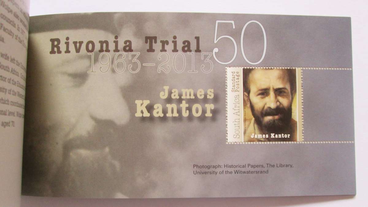 Rivonia Trial 1963 to 2013 Booklet with 12 Miniature Stamps Sheets