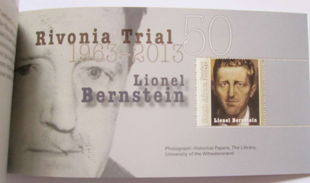 Rivonia Trial 1963 to 2013 Booklet with 12 Miniature Stamps Sheets