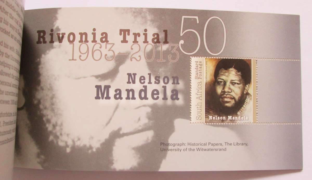 Rivonia Trial 1963 to 2013 Booklet with 12 Miniature Stamps Sheets
