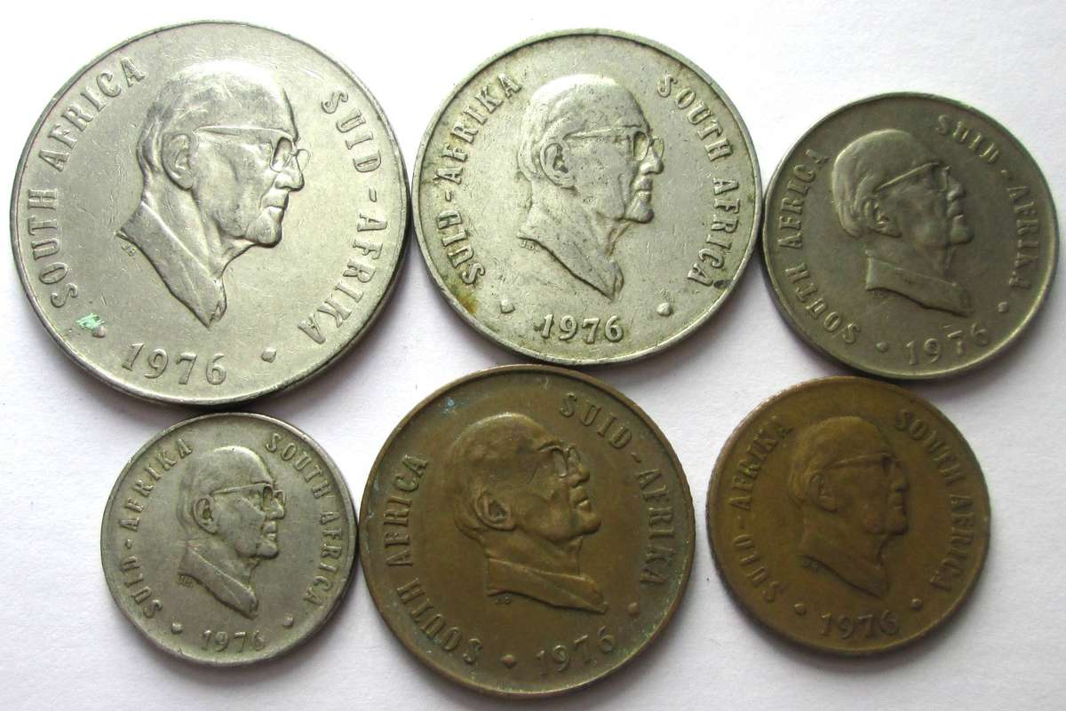 1976 South Africa Coins