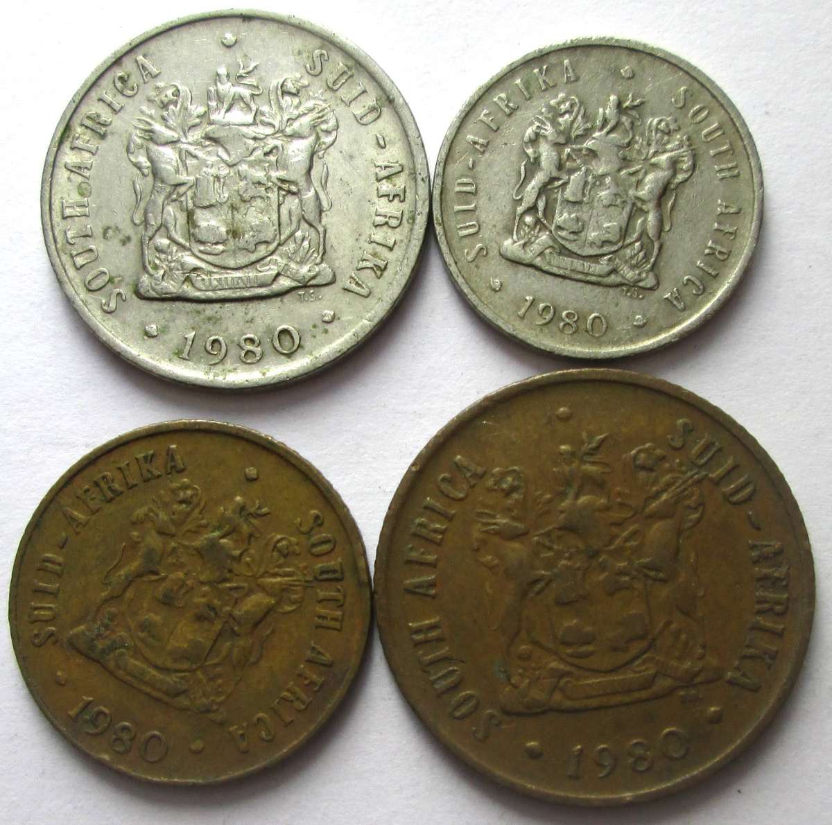 1980 South Africa Coins