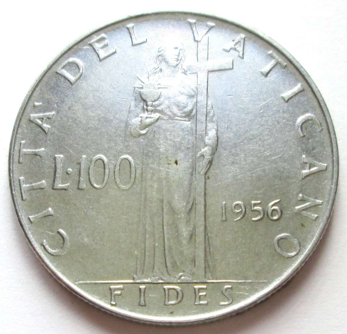 1956 Vaticano 100 Lira