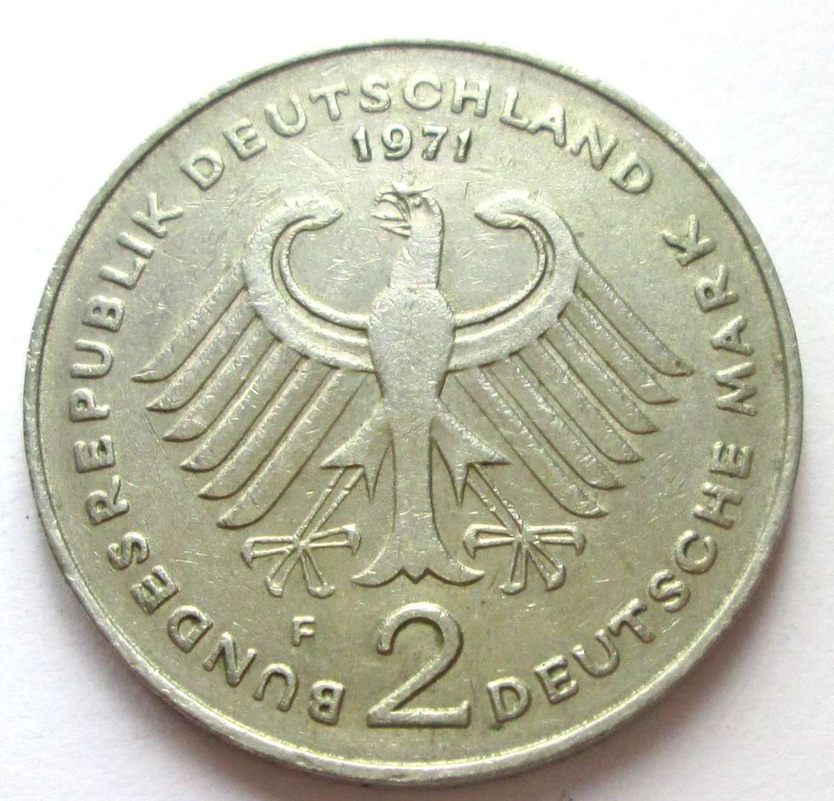 1971 Germany 2 Deutsche Mark Commemorative