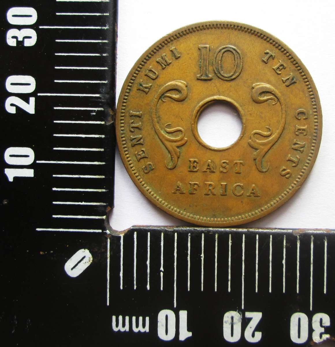 1964 East Africa 10 Cents