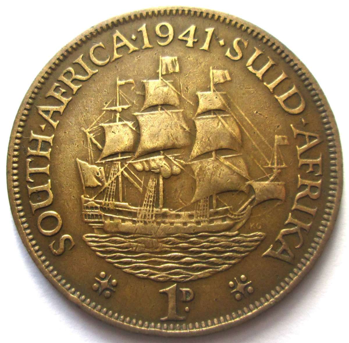 1941 Union of South Africa 1 Penny