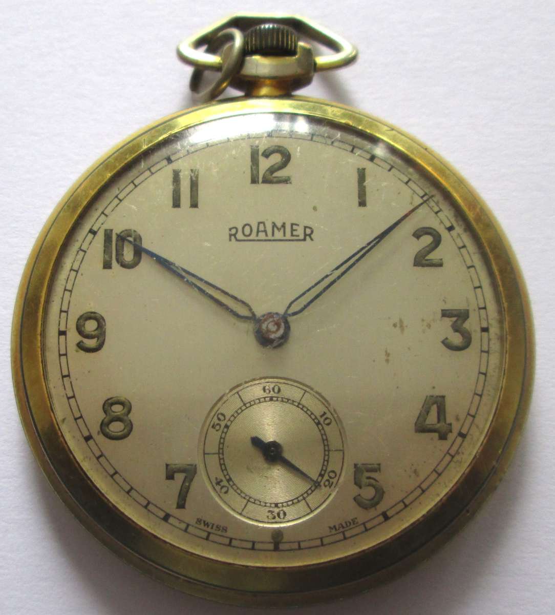 Roamer Swiss 15 Jewels Pocket Watch No 34
