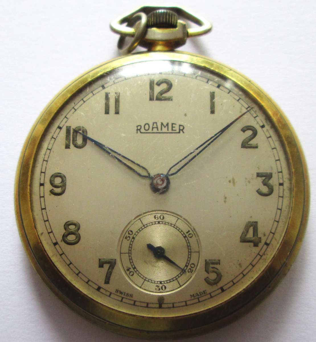 Roamer Swiss 15 Jewels Pocket Watch No 34