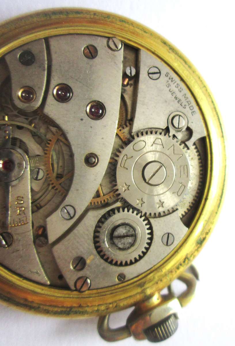 Roamer Swiss 15 Jewels Pocket Watch No 34