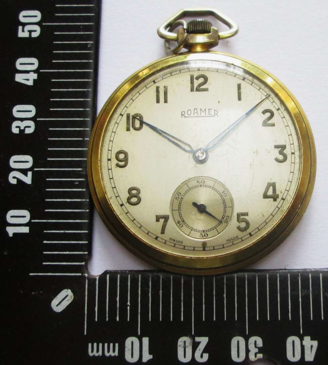Roamer Swiss 15 Jewels Pocket Watch No 34