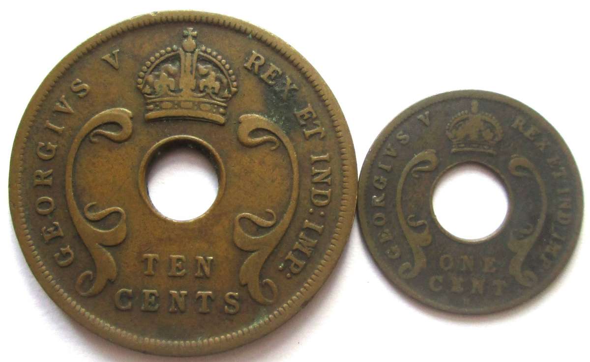 1922 East Africa 1/10 Cents