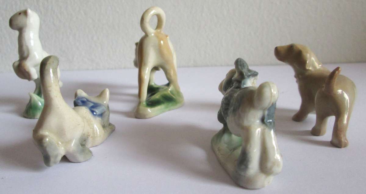 Wade Whimsies Assorted Animals Porcelain Miniatures
