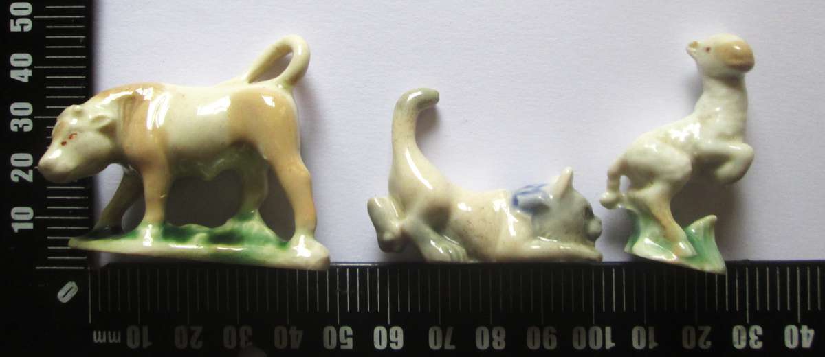 Wade Whimsies Assorted Animals Porcelain Miniatures