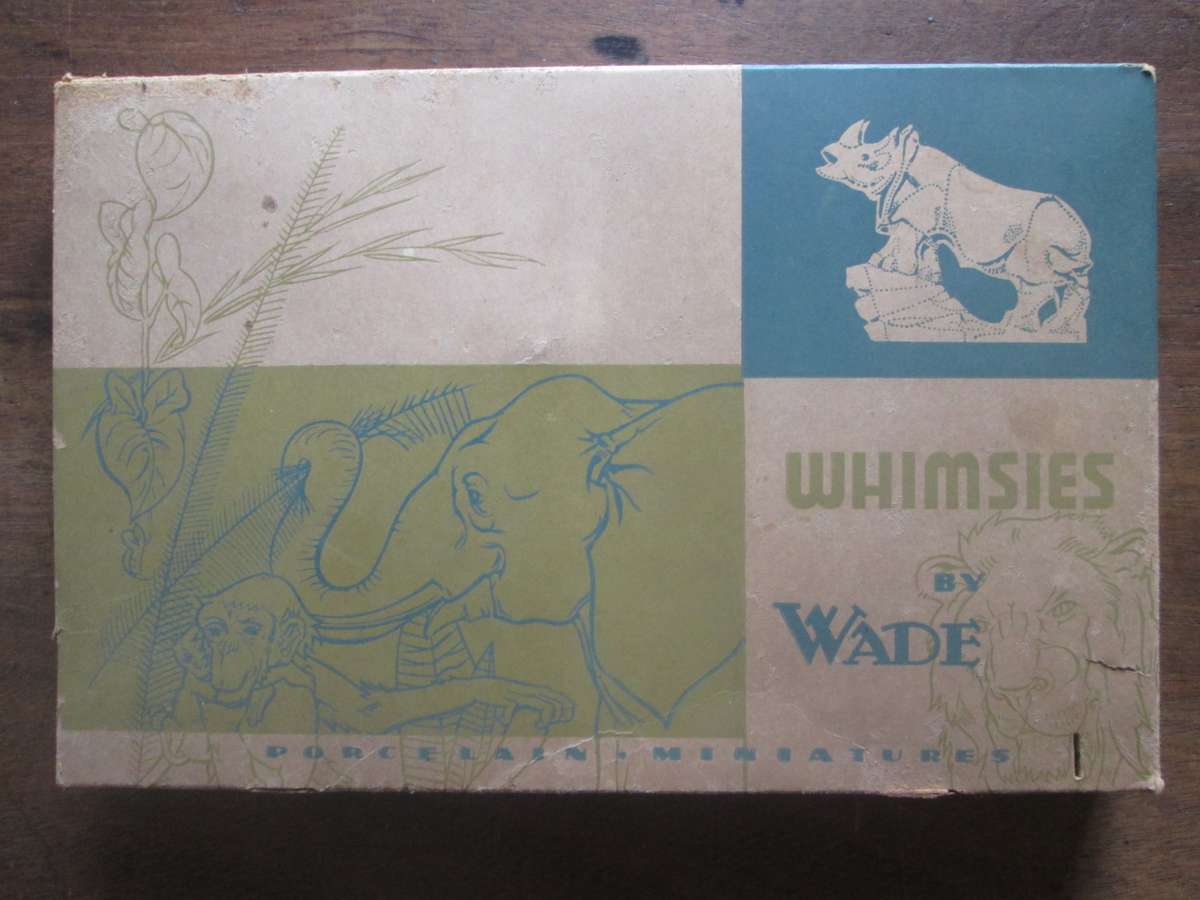 Wade Whimsies Wild Animals Porcelain Miniatures