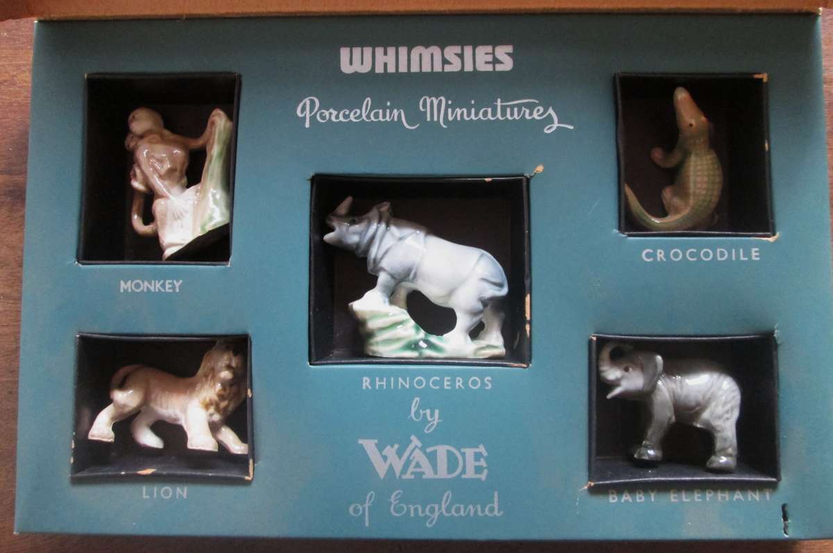 Wade Whimsies Wild Animals Porcelain Miniatures