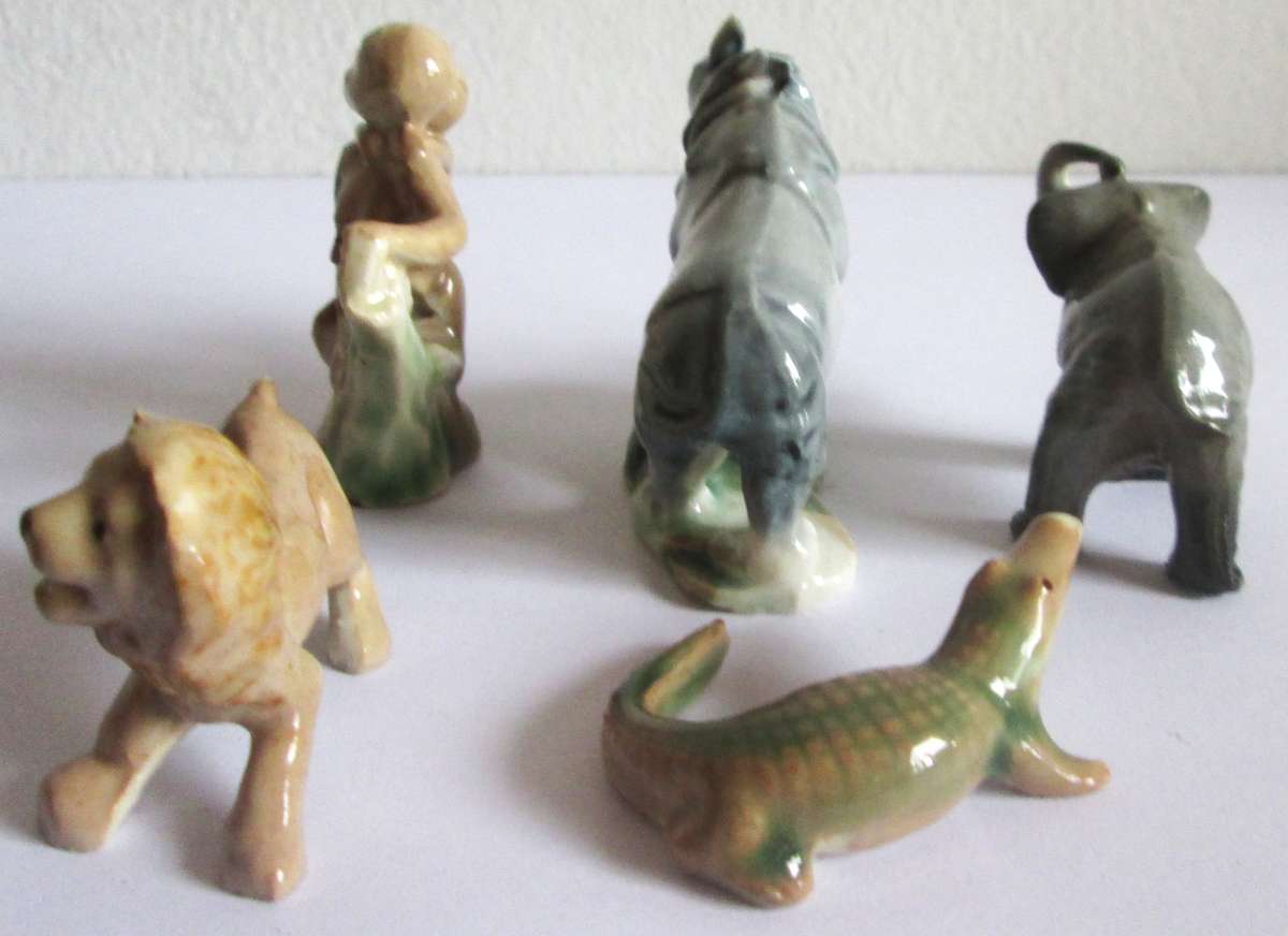 Wade Whimsies Wild Animals Porcelain Miniatures