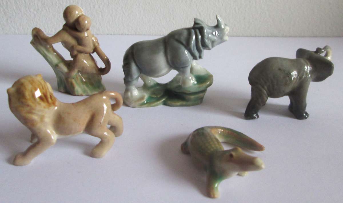 Wade Whimsies Wild Animals Porcelain Miniatures