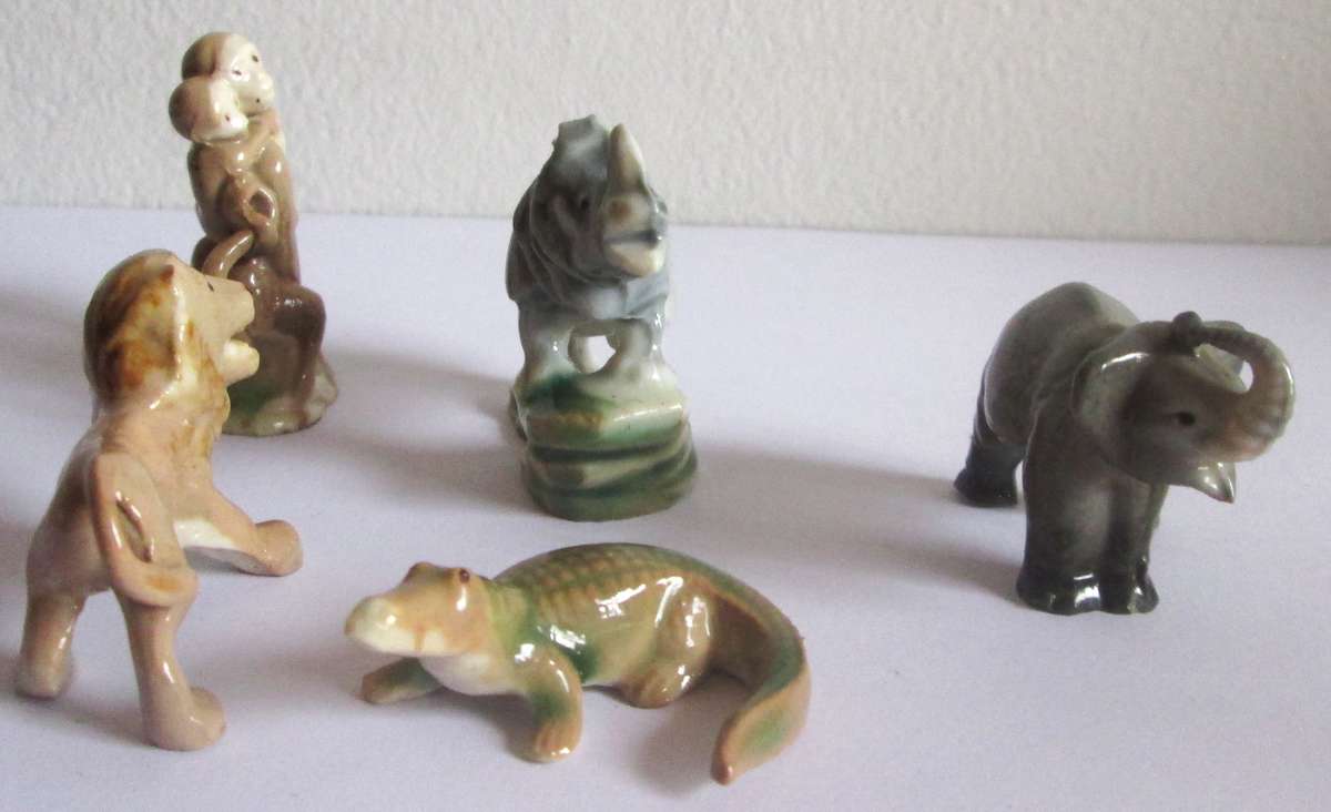 Wade Whimsies Wild Animals Porcelain Miniatures