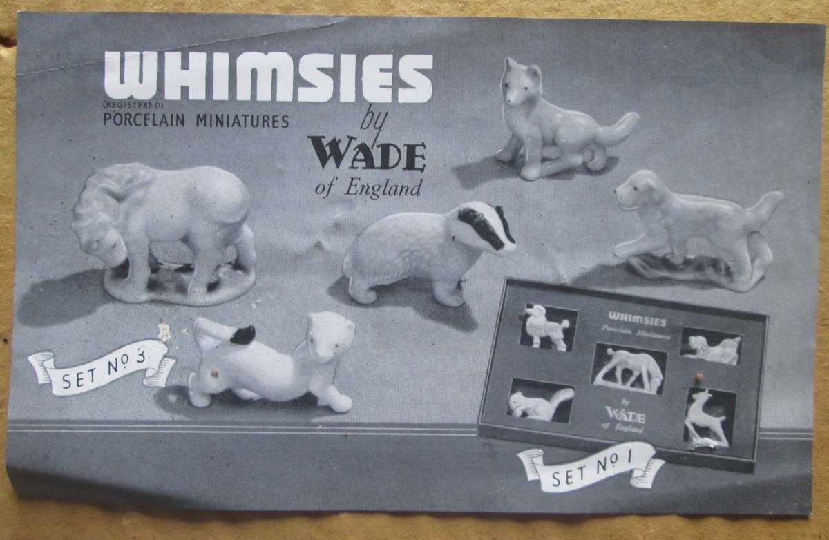 Wade Whimsies Assorted Animals Porcelain Miniatures