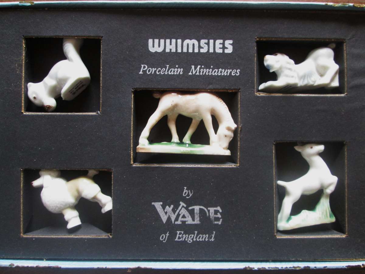 Wade Whimsies Assorted Animals Porcelain Miniatures