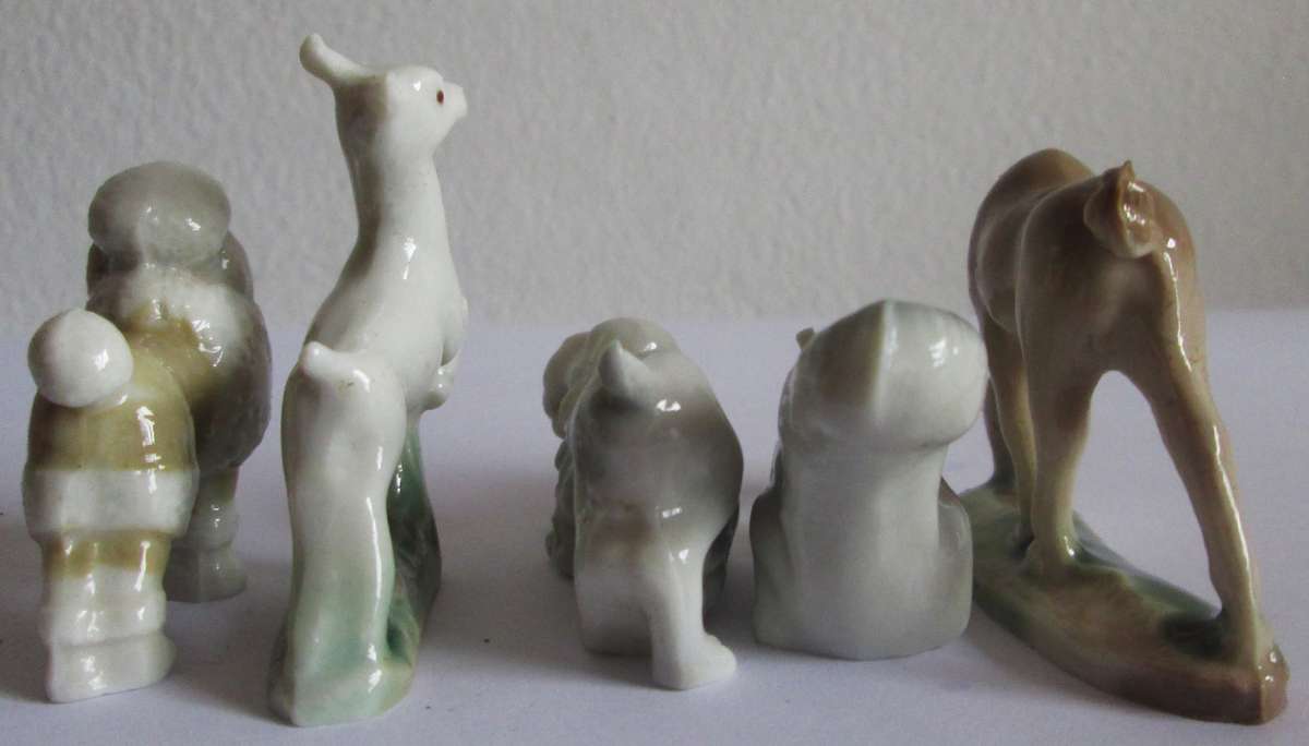 Wade Whimsies Assorted Animals Porcelain Miniatures