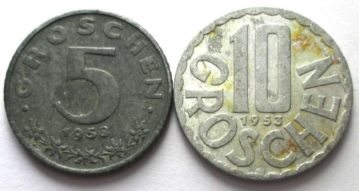 1953 Austria 5/10 Groschen