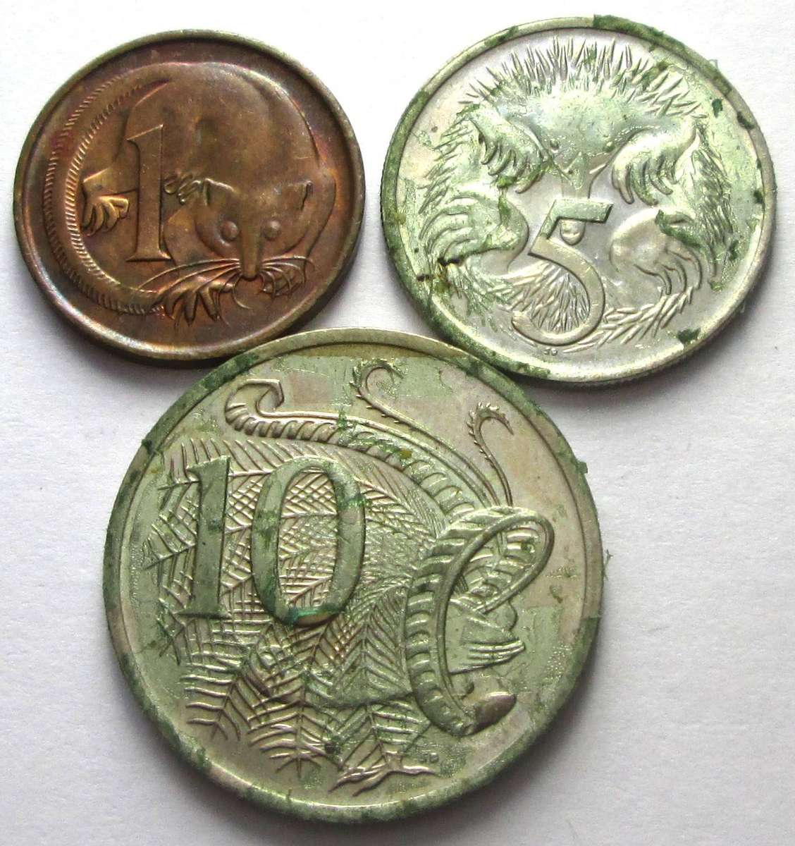 1982 Australia 1/5/10 Cents