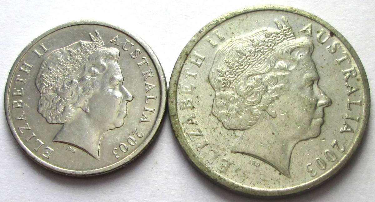2003 Australia 5/10 Cents