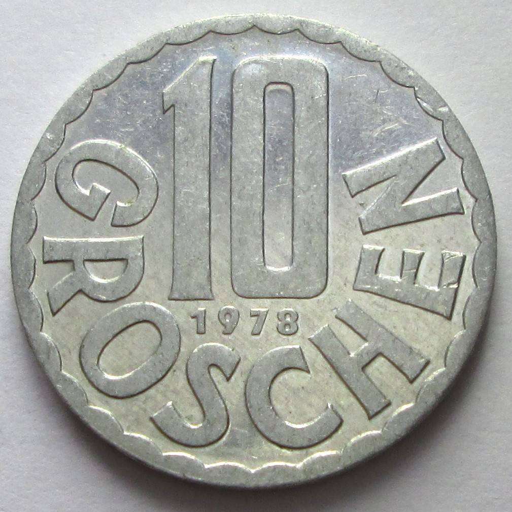 1978 Austria 10 Groschen